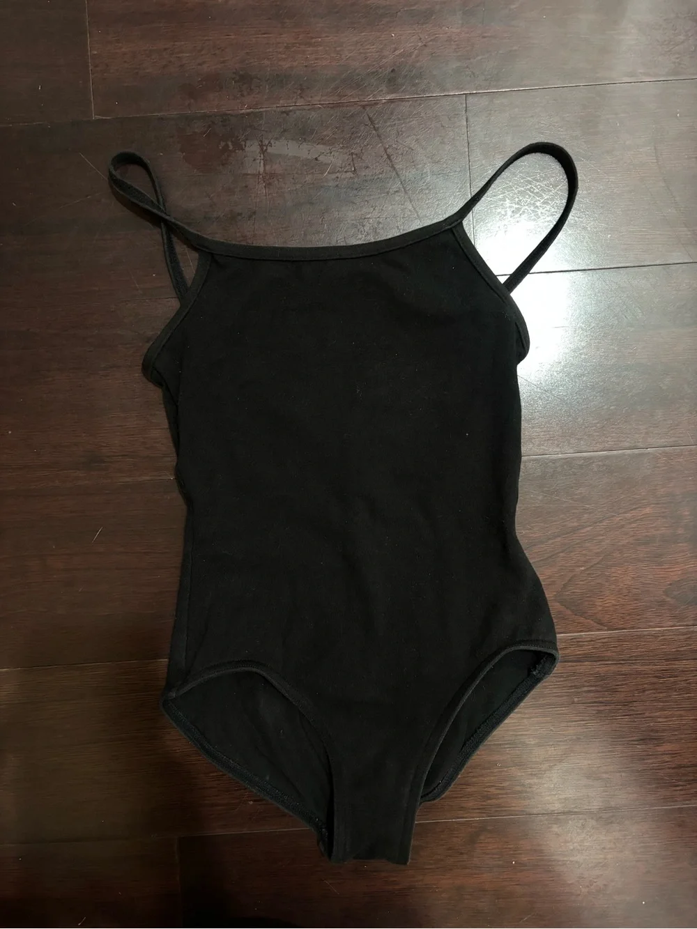 Girls Black Dance Leotards - Pair